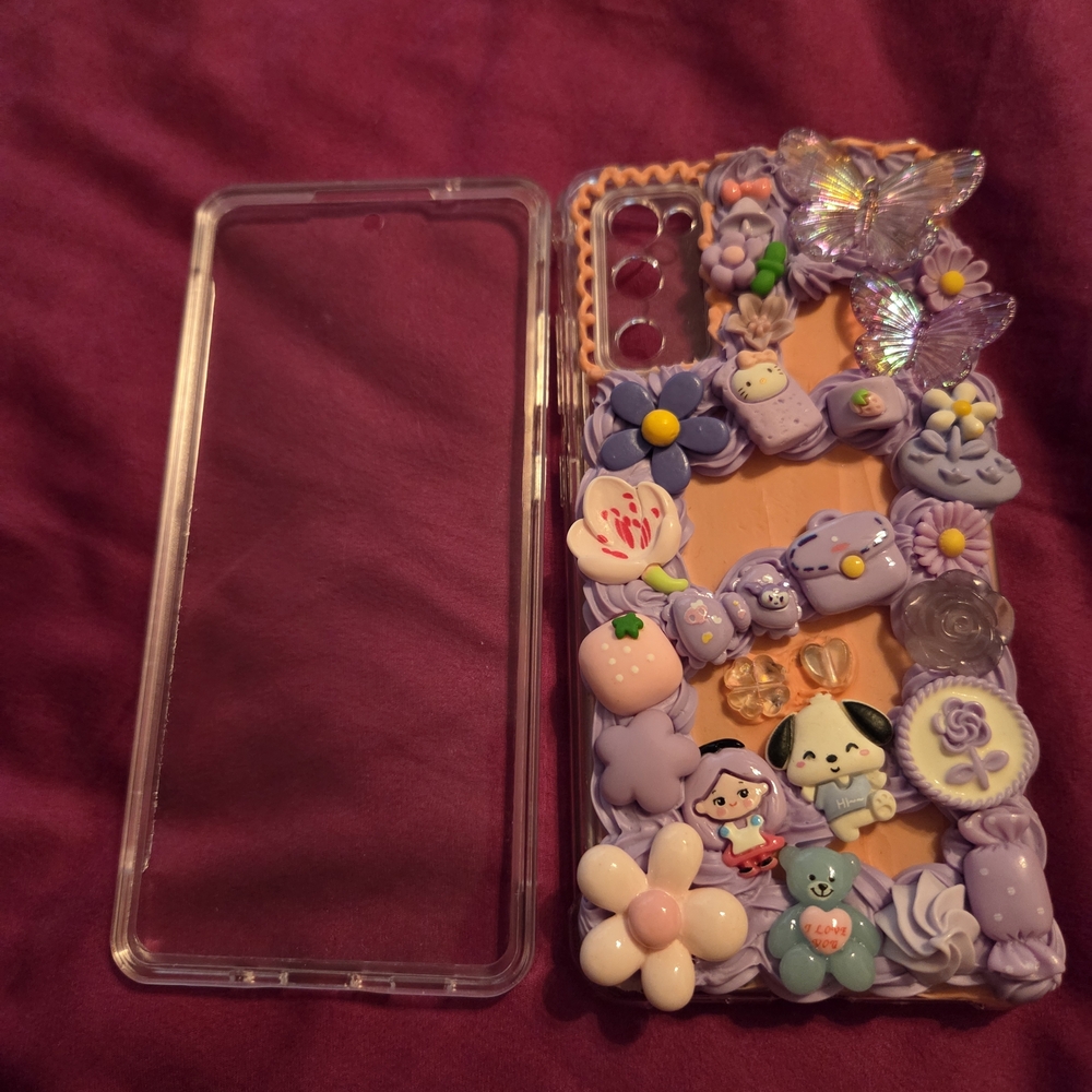 Phone Case with Clear Cover S20 FE Decoden Decorative